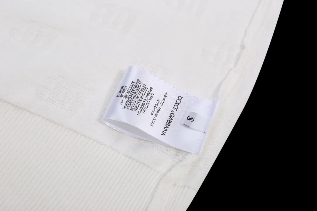 【 】 🐝（ ） DG 25ss OS Versatile ：100% : White Black Size：S M L XL